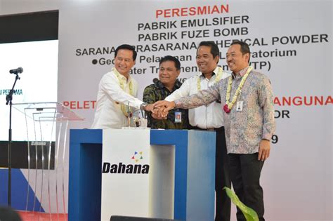 Resmikan Pabrik Baru DAHANA Wujudkan Kemandirian Bahan Peledak