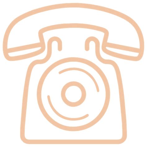 Contorno del icono del teléfono Vector Premium