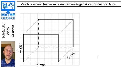 Schrägbild eines Quaders YouTube