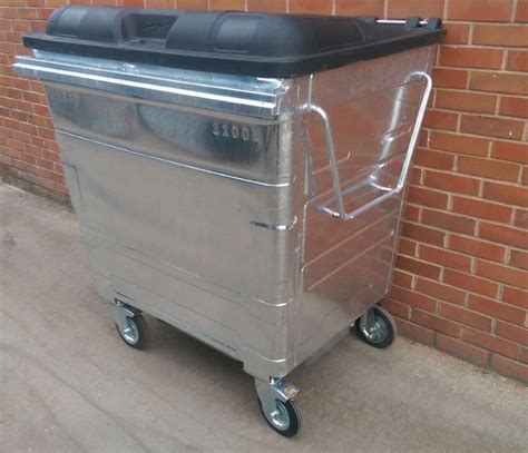 1100 Litre Metal Wheelie Bin Express Delivery Wheelie Bin Warehouse