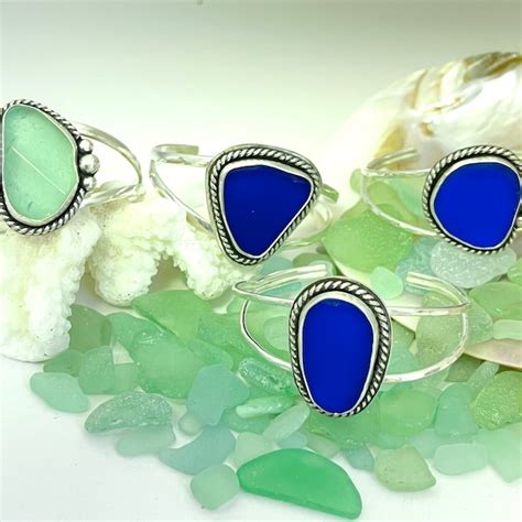 Sea Glass Jewelry Bracelet Etsy