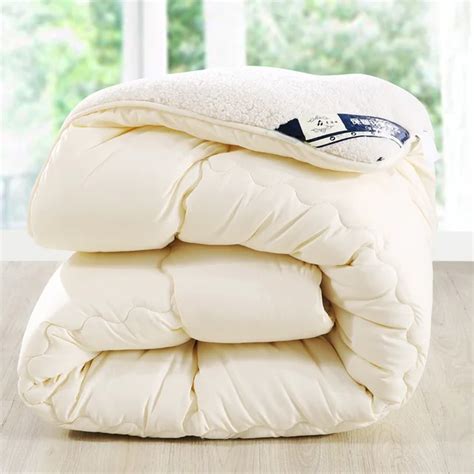 Camelhair Warm Winter Wool Quilt Thicken Comforter Duvet Blanket Lamb