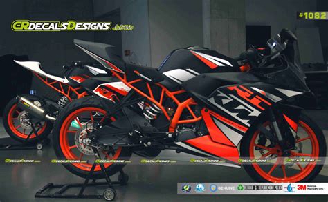 Buy Cr Decals Ktm Rc Raceline Edition Sticker Kit Rc 200390 Online ₹2779 From Shopclues