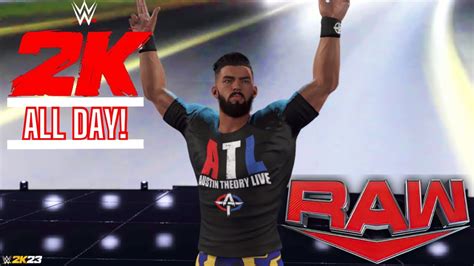 Wwe 2k23 Universe Mode Raw All Day Youtube