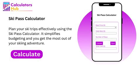 Ski Pass Calculator Online