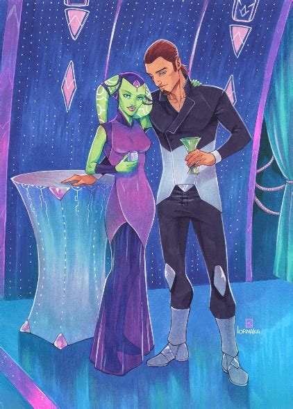 Hera And Kanan On A Night On The Town Art By Lornaka R Starwarsrebels