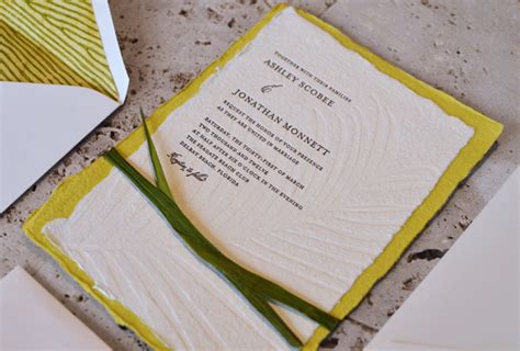 green wedding ideas recycled wedding invitations