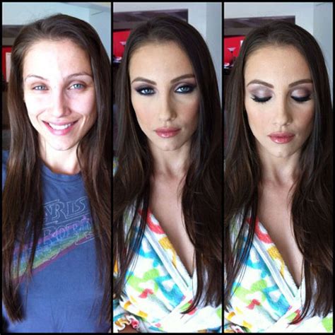 Porn Stars Before And After Their Makeup Makeover Pics Izismile