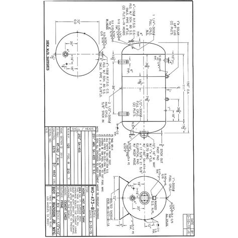 Horizontal Custom Water Tanks Hanson Asme Pressure Vessels