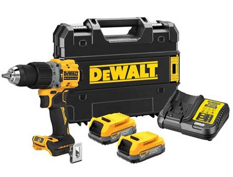 DEWALT - Impact Drill Brushless 18V PowerStack Li-Ion in Case (2x2.0Ah ...