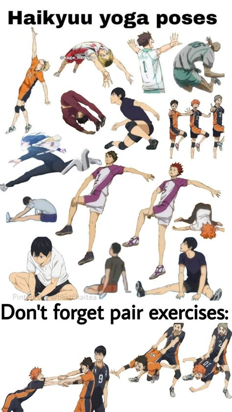 Haikyuu Meme Yoga Poses Version Haikyuu Funny Haikyuu