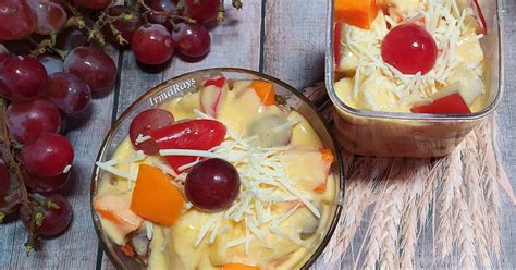 Resep Saos Salad Buah Creamy Enak Dan Mudah Cookpad