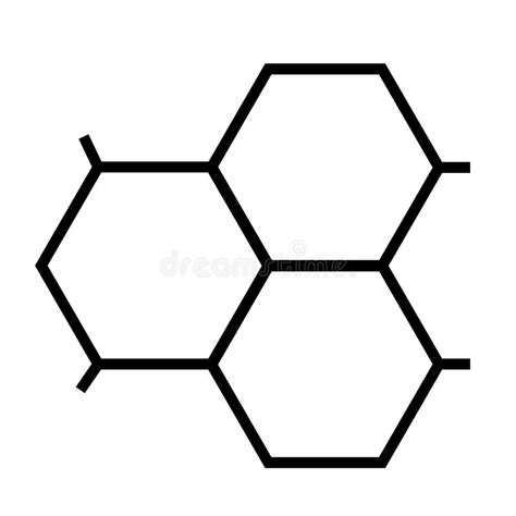 Mod Le D Isolement D Une Structure Mol Culaire Illustration De Vecteur