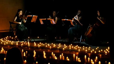 Música clásica a la luz de las velas en el espectáculo Candlelight