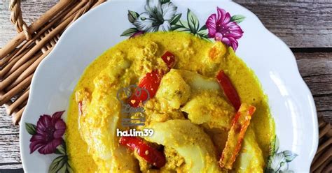 Resipi Telur Sotong Masak Lemak Kuning Oleh Halim39 Cookpad