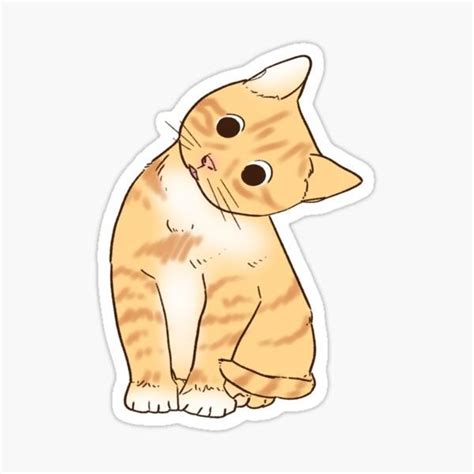 Cute Cat Sticker For Sale By Achmarry Cat Stickers Cute Cat Buy A Cat