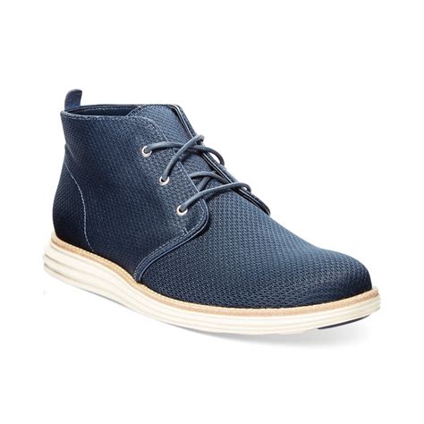 Cole Haan Lunargrand Chukka Boots in Blue for Men (Blazer Blue/Ivory ...