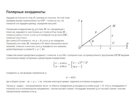 Полярные координаты