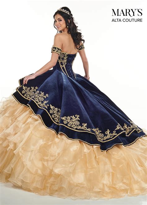 Charro Quinceañera Dress By Alta Couture Style Mq3037 Vestidos Azules De Quinceañera