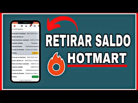 Como RETIRAR DINERO en Hotmart desde CÉLULARRetiro de saldo en móvil