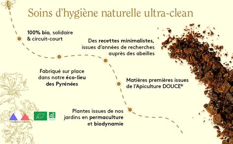 Ballot Flurin Shampoing Douche de la Ruche BIO Fabriqué en France