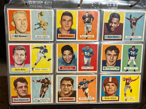 Topps Football Partial Complete Set Lot W Stars Hof