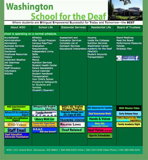 Washington School for the Deaf launches new web site – ESD 112