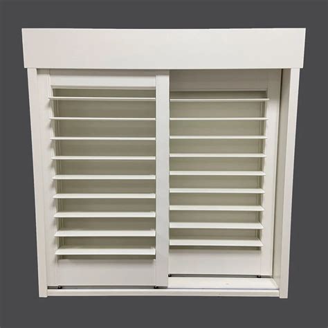 Buy Plantation Shutters Pvc European Modern Louver Waterproof Z Frame