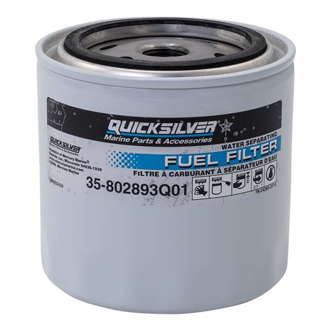 Buy Quicksilver 802893Q01 Water Separating Fuel Filter For Mercury And