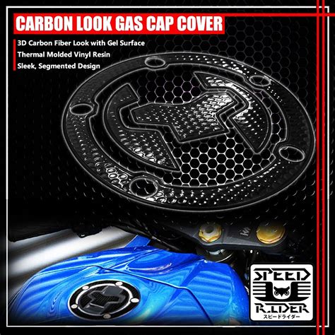 Gsxr Gsxs Perforated Black Glossy D Gas Tank Fuel Cap