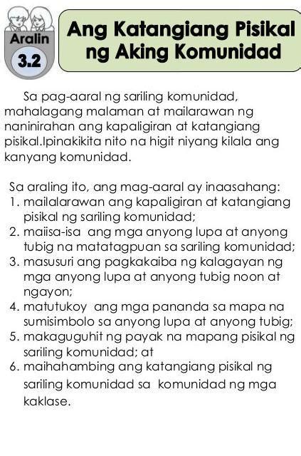 Halimbawa Kung Saan Matatagpuan Ang Isang Komunidad Brainly Ph