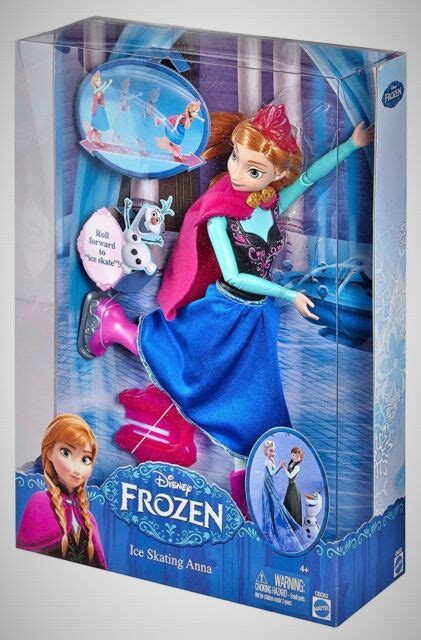 Disney Frozen Ice Skating Anna 12 Anna Doll Mattel New Nrfb Cbc62 Ebay