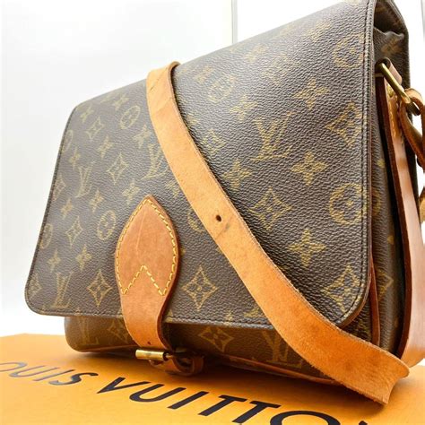 1円 定価10万 Louis Vuitton ルイヴィトン カルトシエールgm ショルダーバッグ モノグラム キャンバス ブラウン