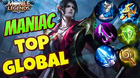 Cecilion Top Global Gameplay Maniac Best Mage Damage Build Skill Guide