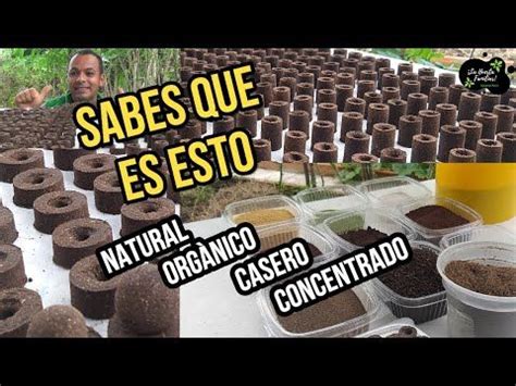 ABONO FERTLILIZANTE CONCENTRADO NATURAL ORGANICO CASERO MAS EFICIENTE