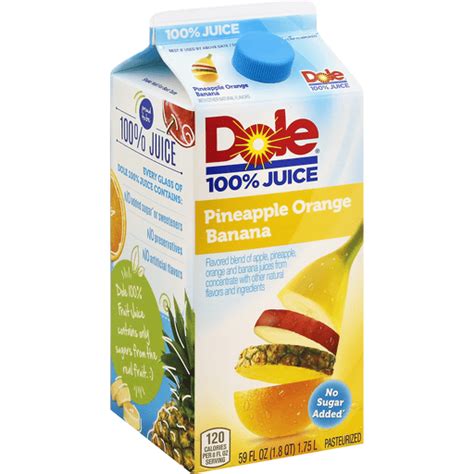 Dole 100 Juice Pineapple Orange Banana Juice And Drinks Donelan S