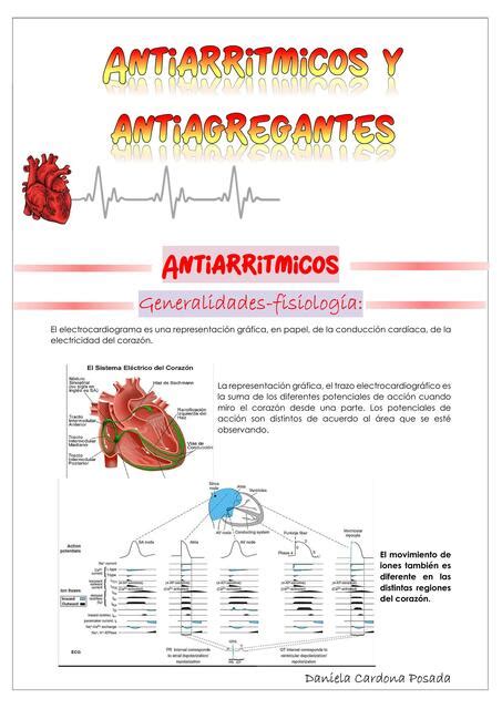 Antiarr Tmicos Y Antiagregantes Medicipedia Udocz