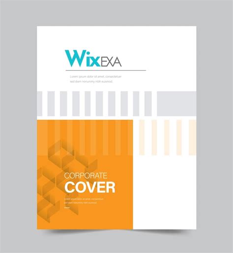 Premium Vector Annual Report And Business Catalog Cover Design Template