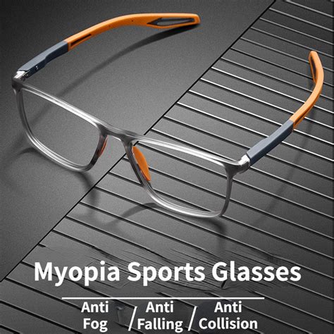 Tr 90 Frame Glasses Eye Prescription Glasses Myopia Spectacles Men And Women Style Shopee