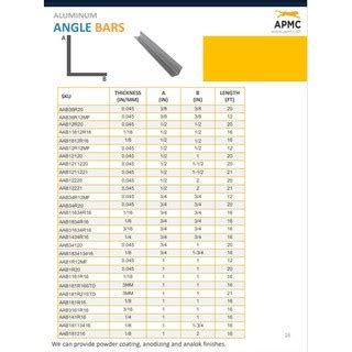 Aluminum Angle Bar (various sizes) | Shopee Philippines