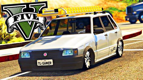 FUGA DE FIAT UNO ESCADA GRAND THEFT AUTO V GTA V MODS YouTube