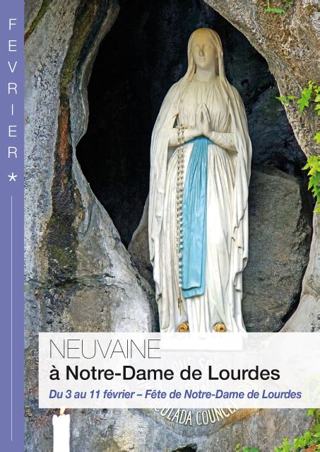 Neuvaine à Notre Dame De Lourdes Etoile Notre Dame