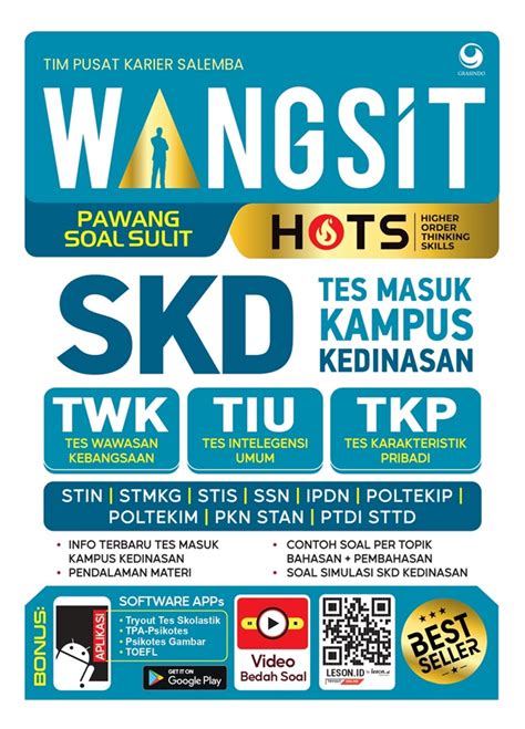 Jual Buku Wangsit Hots Skd Tes Masuk Kampus Kedinasan Karya Tim Pusat