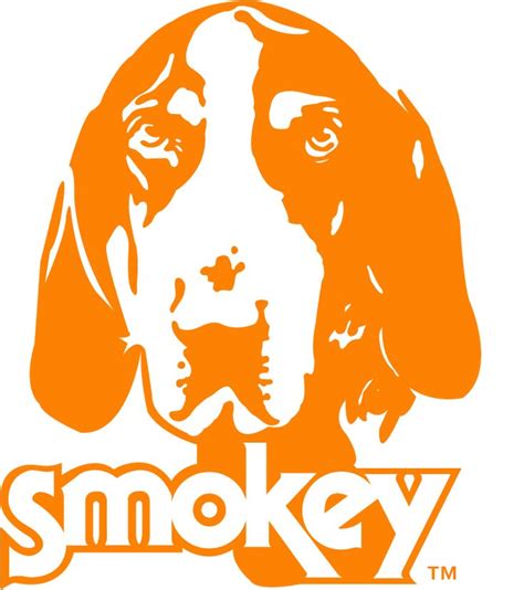 Tennessee Volunteers Logo Smokey Head In Orange