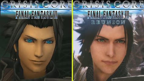 Final Fantasy Crisis Core Remake Vs Original Early Graphics