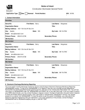 Fillable Online Epa Govnpdesepas Stormwater Dischargeepa S