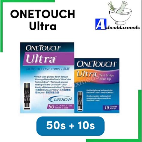 One Touch Ultra Blood Glucose Test Strips S Shopee Malaysia