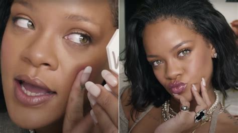 Rihanna's New 'Summer Fenty Face' Tutorial Introduces the Cheeks Out ...