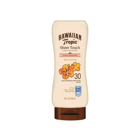 Hawaiian Tropic Sheer Touch Protector Solar Lotion Sunscreen 236 Ml