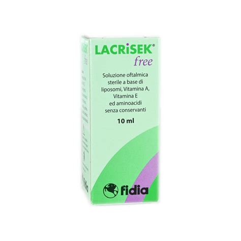 Lacrisek Free Soluzione Oftalmica Sterile 10 Ml